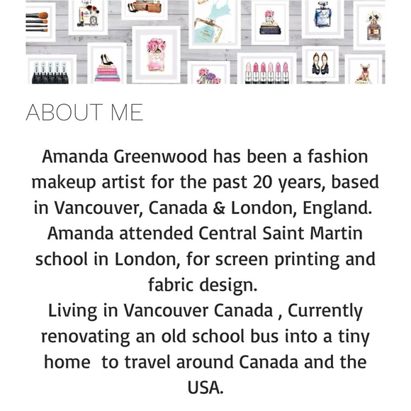 Amanda Greenwood Luxury Ceramic Coasters – Set of 4 Designer Chic Prints NWT - Picture 10 of 15